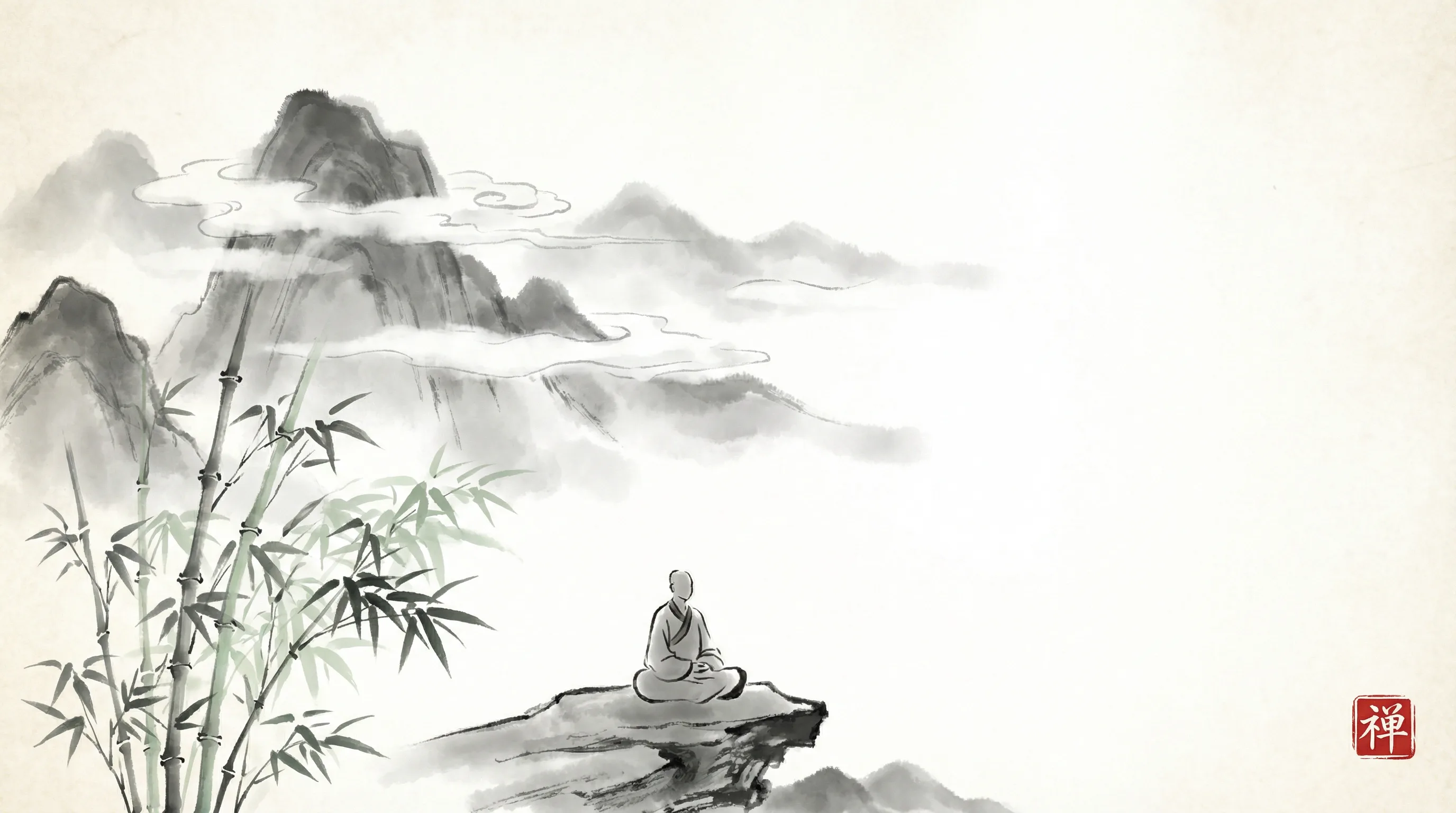 飞艇计划 书斋水墨山水全景