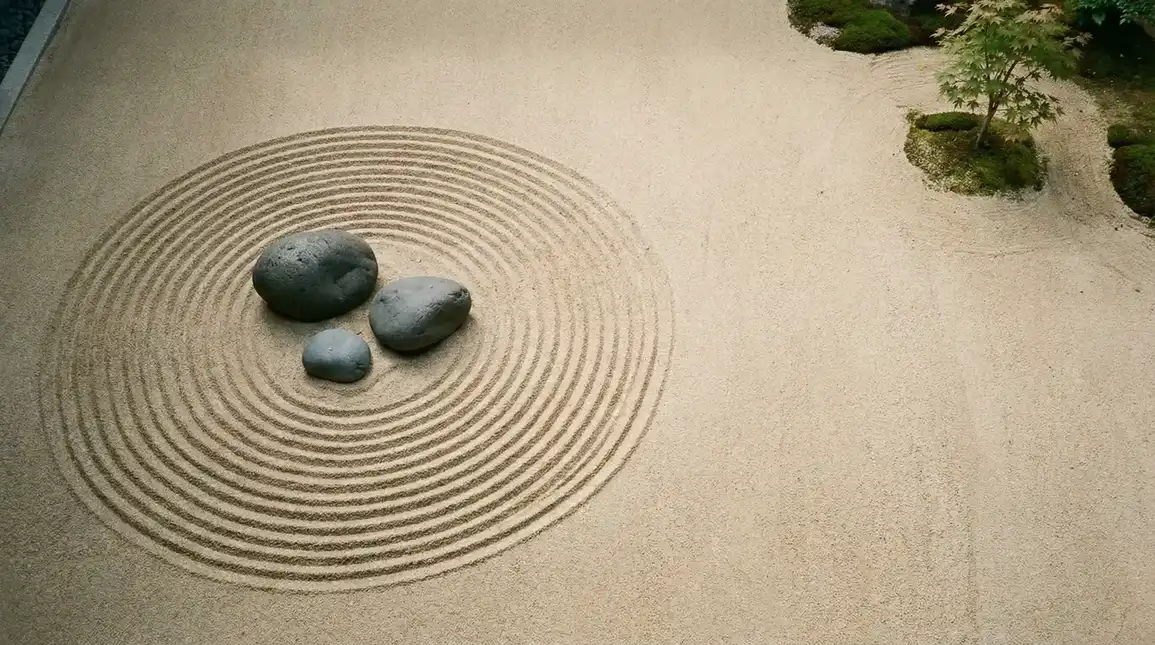 飞艇计划 书斋枯山水沙盘全景